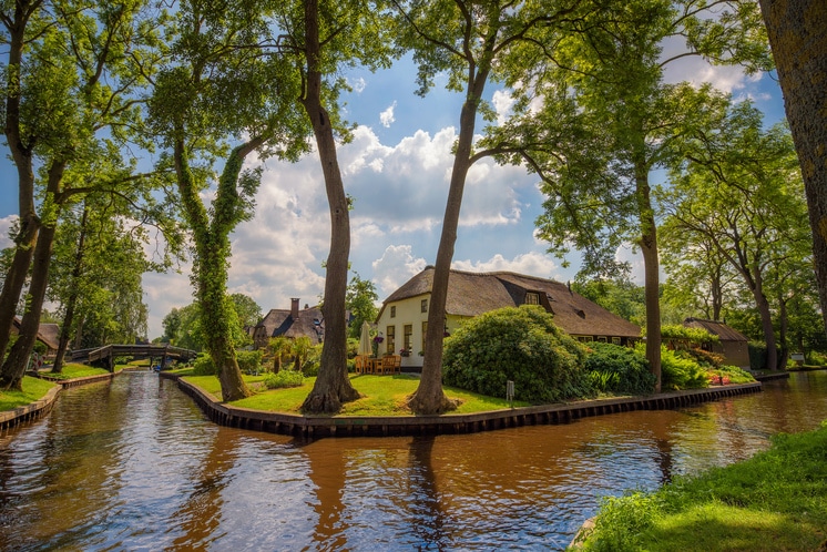 village de Giethoorn hollande pays bas