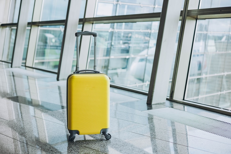 valises cabines dans un aéroport